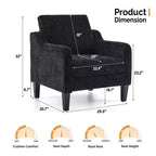 Karl Home | Fauteuil simple de 29,9 pouces de large