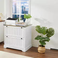 2 Drawer File Cabinet, 30 Wood Lateral Filing Cabinet w/File Folders for A4/Letter/Legal Size, Rustic Storage Cabinet Storage for Home Office