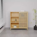 GDFStudio Smedley Modern 32.9 Bamboo Storage Cabinet with Single Door