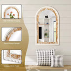 Miroir mural décoratif en arche Maxax en bois