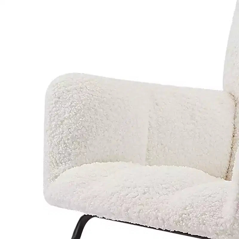 Fauteuil à bascule moderne avec dossier haut, accoudoirs, design ergonomique, chaise longue inclinable