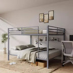 Full Over Full Bunk Bed with Ladder