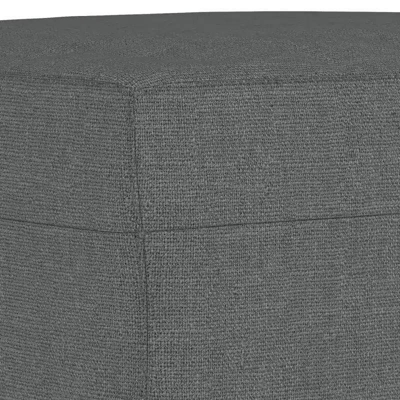 vidaXL Ensemble de canapés Tissu gris foncé (100 % polyester), métal, textilène, contreplaqué
