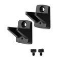Suncast 2 Pack Wall Mount Hook Tool Organizer, Outdoor Rack System for Garage Storage, Closet, Shed, or Cleaning Organization, Black