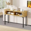 47 Console Table with 2 Drawers and Open Storage, Narrow Entryway Table Behind Couch, Hallway Accent Sofa Tables for Living Room