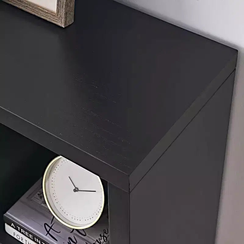 Étagère 7 cubes Acekool, meuble de rangement moderne en bois, bibliothèque ouverte 3 étagères pour chambre d'enfant, entrée, salon, Naturel