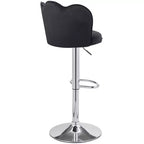 Tabourets de bar en velours VECELO, lot de 2/4, tabourets de bar réglables avec dossier, tabourets de comptoir sans accoudoirs, chaises de bar pivotantes pour pub ou îlot de cuisine