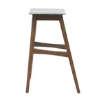 GDFStudio Elise Ensemble de bar 5 pièces rembourré en tissu de style Mid-Century Modern
