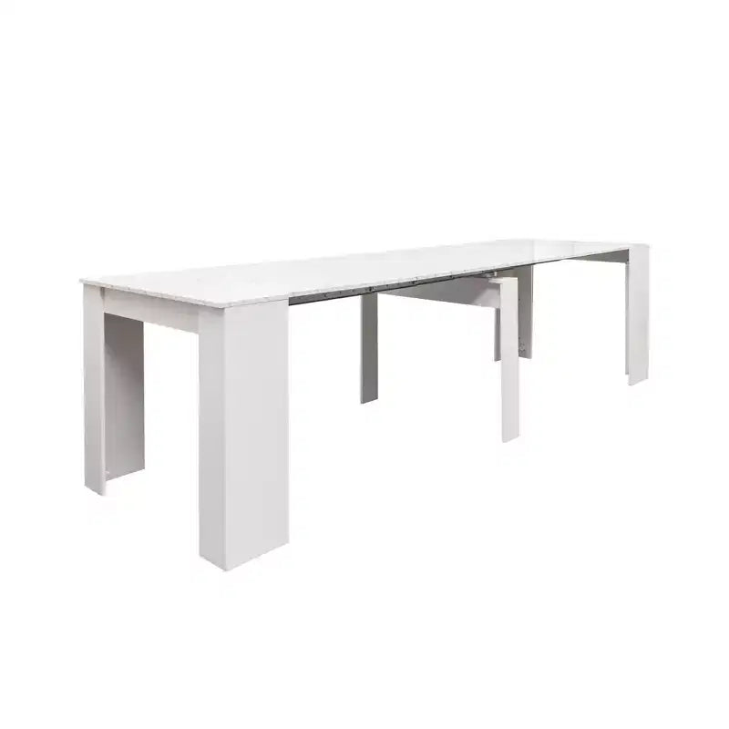 Console et table à manger extensible GDFStudio Lunelle en bois moderne