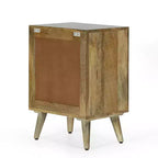 GDFStudio Stowe Chevet bohème fait main en bois de manguier à 3 tiroirs