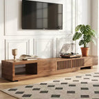 78,54 Meuble TV extensible en noyer moderne pour téléviseurs jusqu'à 100 Gaoyangjiaju