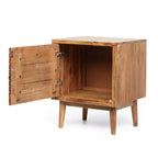 Table de chevet bohème faite main en bois d'acacia Luttrell de GDFStudio