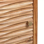 Table de chevet bohème faite main en bois d'acacia Luttrell de GDFStudio