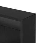 Buffet moderne Merax à 4 portes avec étagère ouverte