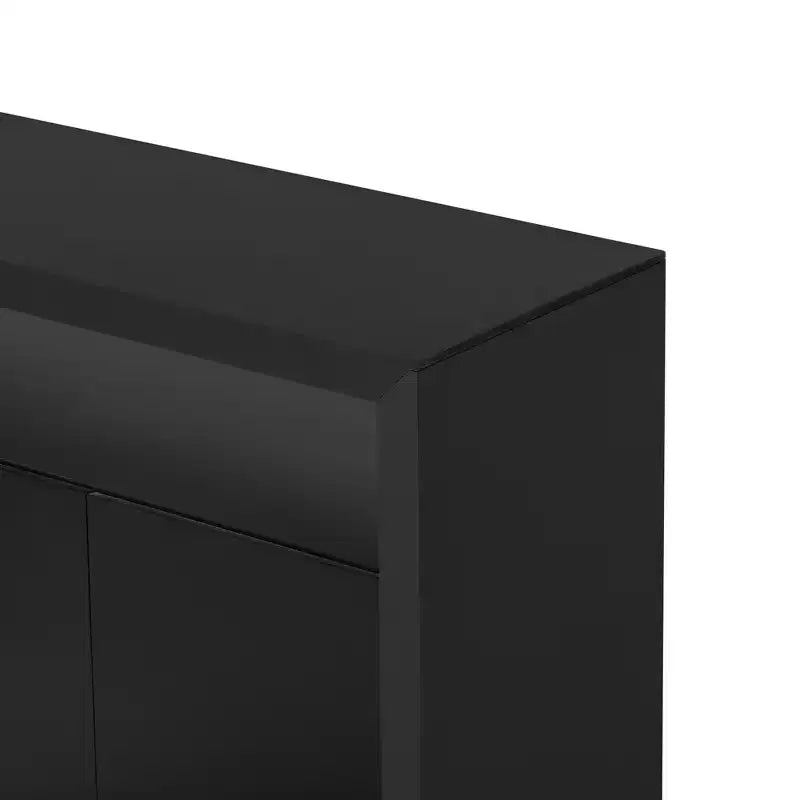 Buffet moderne Merax à 4 portes avec étagère ouverte