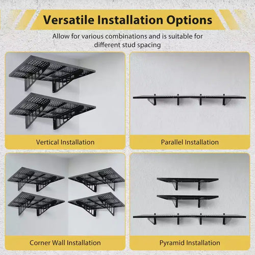 Lot de 2 étagères de rangement pour garage