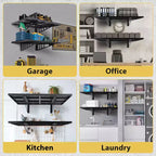 Lot de 2 étagères de rangement pour garage