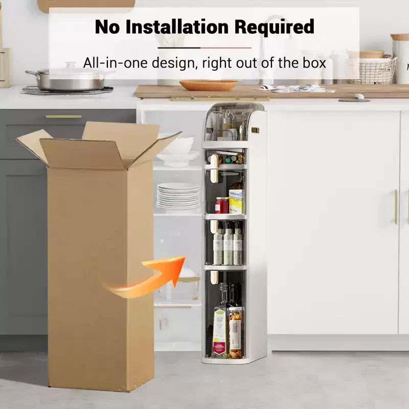 Meuble de rangement de salle de bain fin, Armoire étroite avec tiroirs, roulettes, poignée, porte-papier toilette, Organisateur de sol roulant en plastique pour salle de bain, cuisine