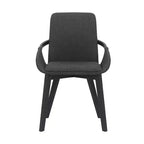 Armen Living,Greisen Modern Wood Dining Room Chair in BLACK