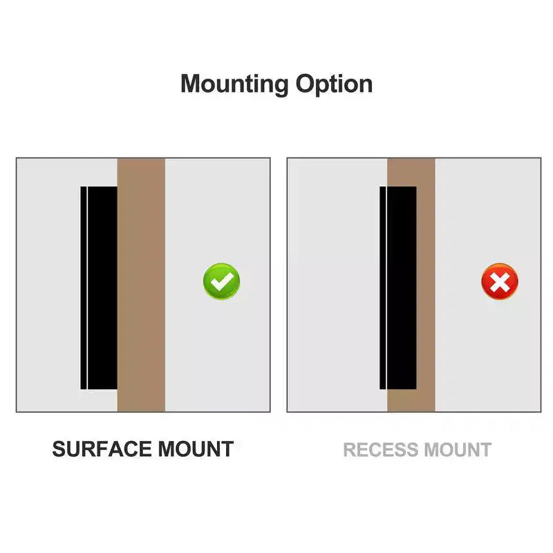 PexFix Armoire de toilette ronde noire 24 pouces avec miroir, montage en surface, cadre métallique, étagères amovibles pour salle de bain