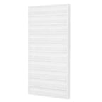 Karl Home Blanc 10 couches support mural Organisateur de vernis à ongles avec déflecteur en acrylique