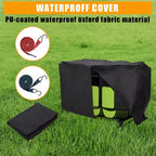 Support de Chaises Pliantes TROPOW Chariot de Rangement de Chaises Pliables avec Roues et Support, Capacité de 360 kg, Housse Résistante aux Intempéries Incluse