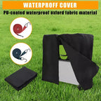 Support de Chaises Pliantes TROPOW Chariot de Rangement de Chaises Pliables avec Roues et Support, Capacité de 360 kg, Housse Résistante aux Intempéries Incluse