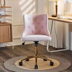 Chaise Karl Home | Chaise de bureau à roulettes pour maquillage