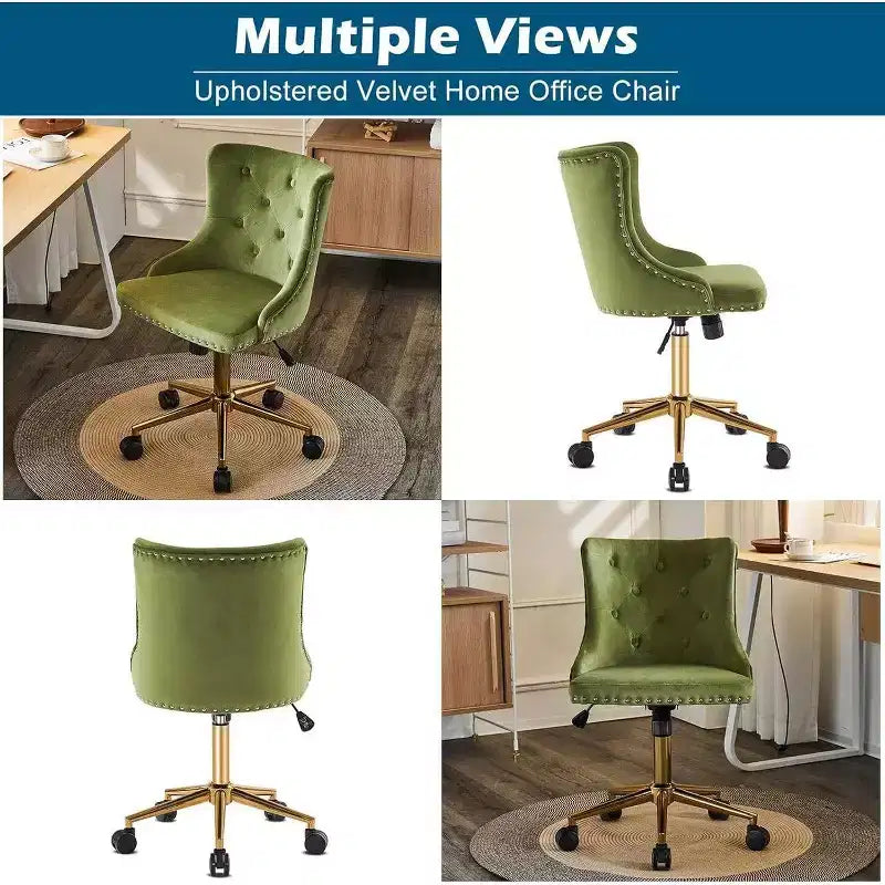 Chaise Karl Home | Chaise de bureau à roulettes pour maquillage