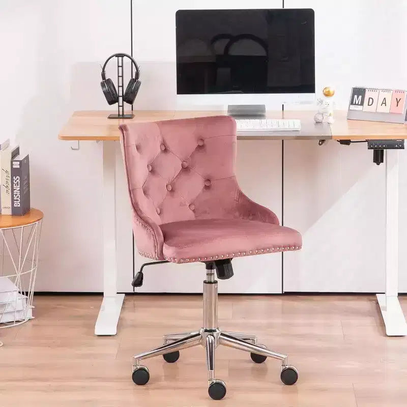 Chaise Karl Home | Chaise de bureau à roulettes pour maquillage