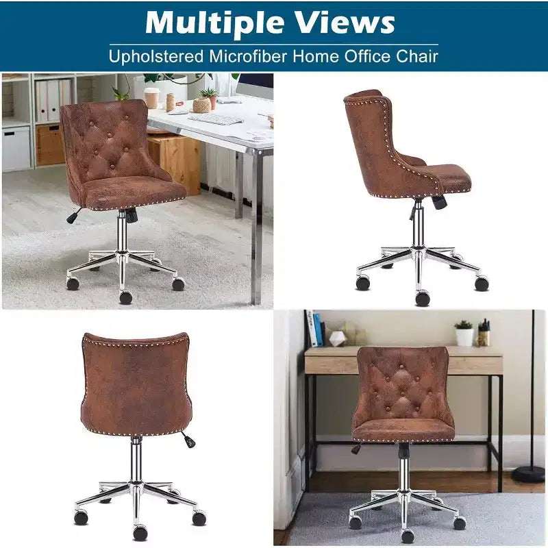 Chaise Karl Home | Chaise de bureau à roulettes pour maquillage