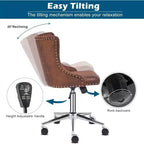 Chaise Karl Home | Chaise de bureau à roulettes pour maquillage
