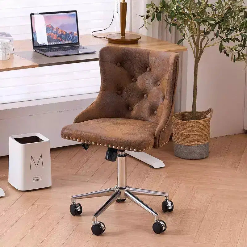 Chaise Karl Home | Chaise de bureau à roulettes pour maquillage