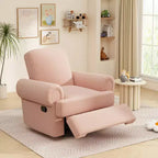 Fauteuil inclinable manuel pivotant Christopher Knight Home Dravok moderne en chenille avec dossier réglable