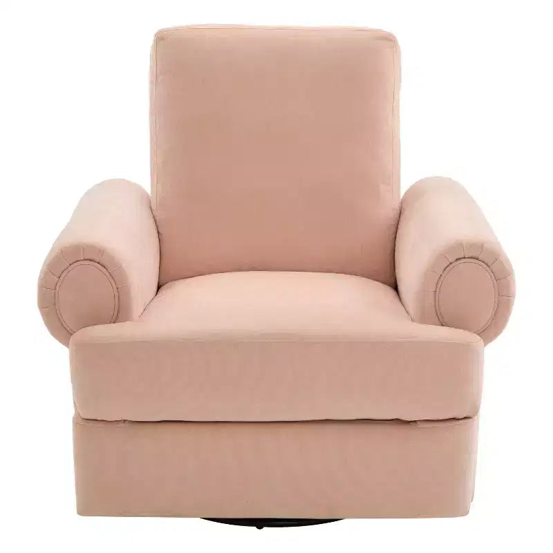 Fauteuil inclinable manuel pivotant Christopher Knight Home Dravok moderne en chenille avec dossier réglable