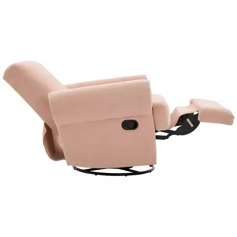 Fauteuil inclinable manuel pivotant Christopher Knight Home Dravok moderne en chenille avec dossier réglable