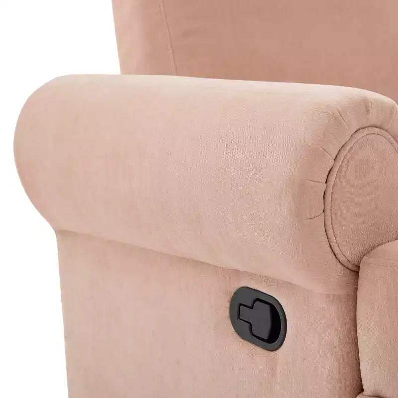 Fauteuil inclinable manuel pivotant Christopher Knight Home Dravok moderne en chenille avec dossier réglable