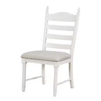 Ensemble Table à Manger Ronde Extensible pour 4, Style Ferme, avec 4 Chaises Rembourrées