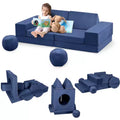 Kids Couch 12PCS,Modular Kids Play Couch for Inspiring Child Creativity,Sectional Sofa,Bedroom and Playroom Furniture for Toddlers Sleeping Reading