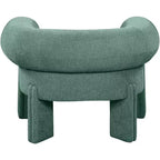 Meridian Furniture, fauteuil d'appoint en tissu polyester Stefano
