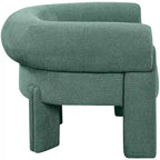 Meridian Furniture, fauteuil d'appoint en tissu polyester Stefano