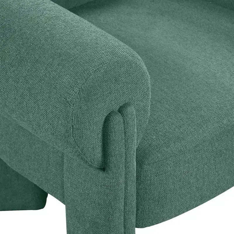 Meridian Furniture, fauteuil d'appoint en tissu polyester Stefano
