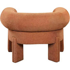 Meridian Furniture, fauteuil d'appoint en tissu polyester Stefano