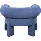 Meridian Furniture, fauteuil d'appoint en tissu polyester Stefano