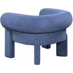 Meridian Furniture, fauteuil d'appoint en tissu polyester Stefano