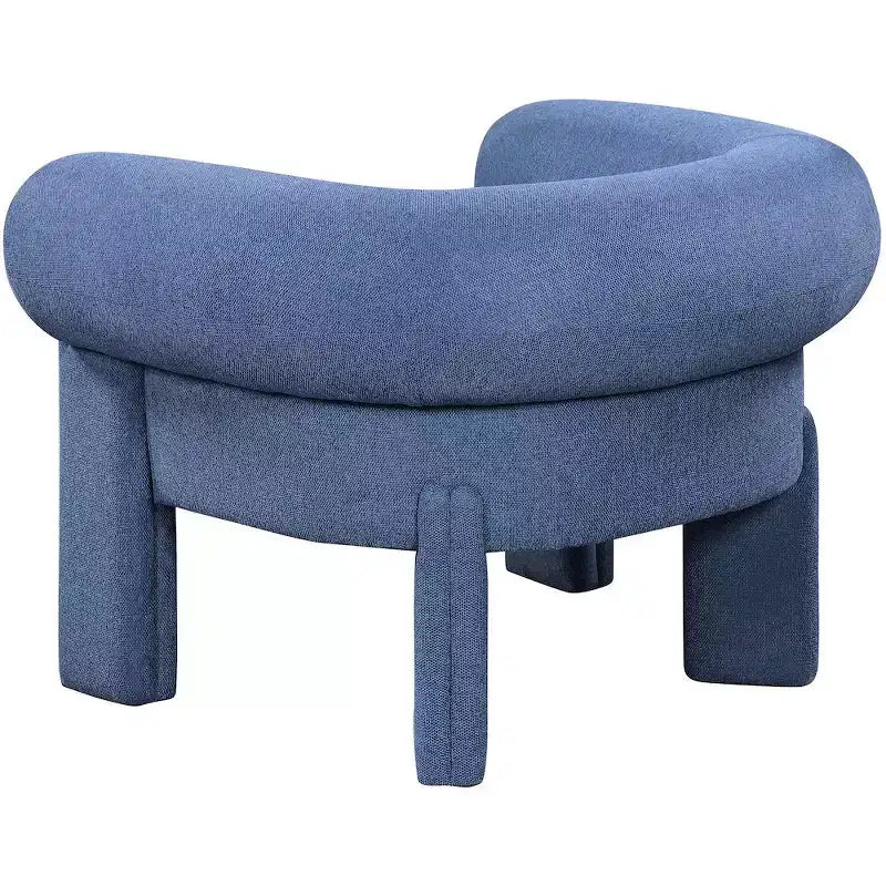 Meridian Furniture, fauteuil d'appoint en tissu polyester Stefano