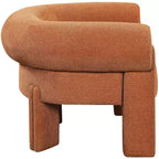 Meridian Furniture, fauteuil d'appoint en tissu polyester Stefano