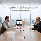 Support d'ordinateur portable pivotant Uncaged Ergonomics, rehausseur d'ordinateur portable réglable pour bureau permettant de surélever, d'incliner, de faire pivoter et de refroidir les ordinateurs portables Support d'ordinateur portable ergonomique