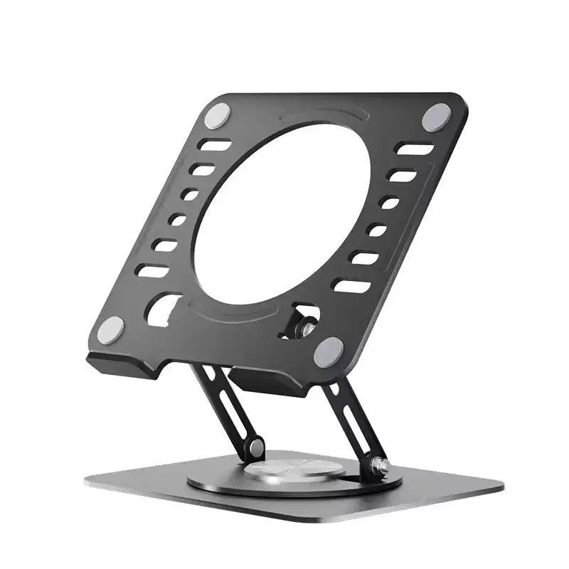 Uncaged Ergonomics Swivel Laptop Stand, Adjustable Laptop Riser for Desk to Raise, Tilt, Rotate & Cool Laptops Ergonomic Laptop Stand