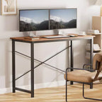JIONJOY 40 Bureau d'ordinateur - Table d'écriture de bureau renforcée en forme de X, Style moderne et simple